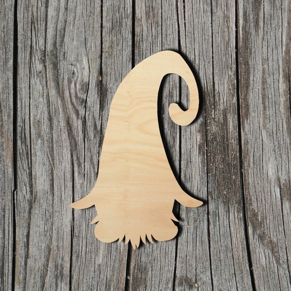 Gnome Shape -  Laser Cut Unfinished Wood Cutout Shapes - Always check sizes and measure