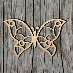 Butterfly - Multiple Sizes - Laser Cut Unfinished Wood Cutout Shapes