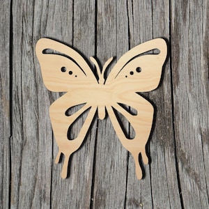 Butterfly Shape - Laser Cut Unfinished Wood Cutout Shapes - Always check sizes and measure