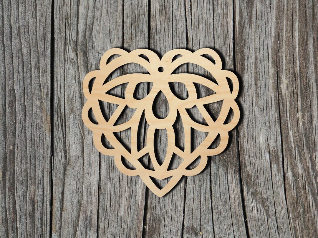Heart Shape - Laser Cut Unfinished Wood Cutout Shapes - Always Check ...