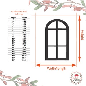Window Shape - Laser Cut Unfinished Wood Cutout Shapes - Always Check ...