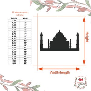 Taj Mahal Cardboard Cutout Standee Standup