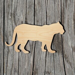 Lion Shape - Wildlife - Laser Cut Unfinished Wood Cutout Shapes - Always check sizes and measure