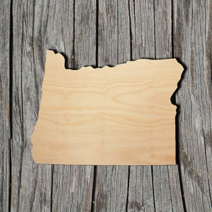 Oregon State -  Laser Cut Unfinished Wood Cutout Shapes - Always check sizes and measure