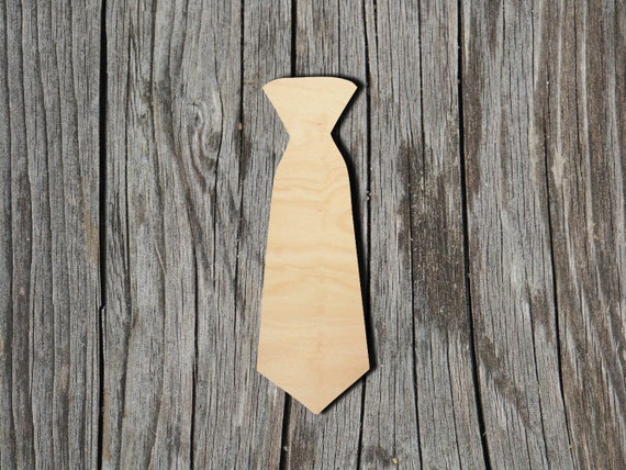 Forma de corbata Formas recortadas de madera sin - Etsy