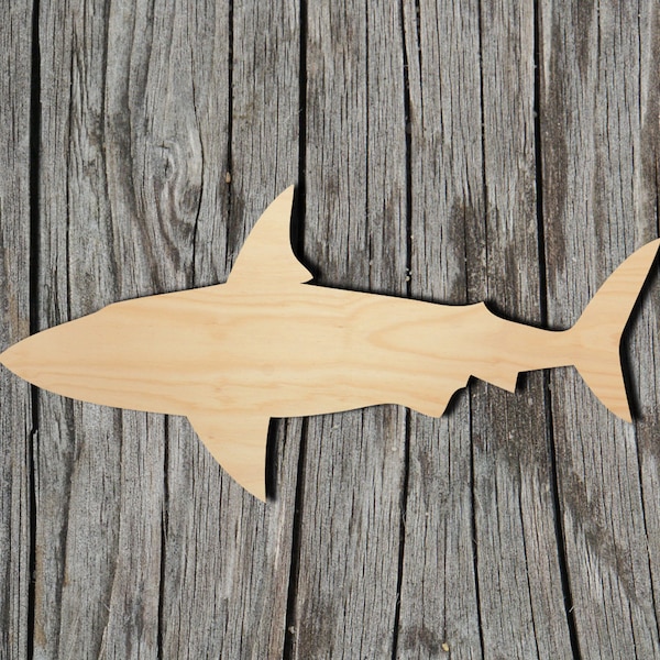 Wooden Shark - Etsy