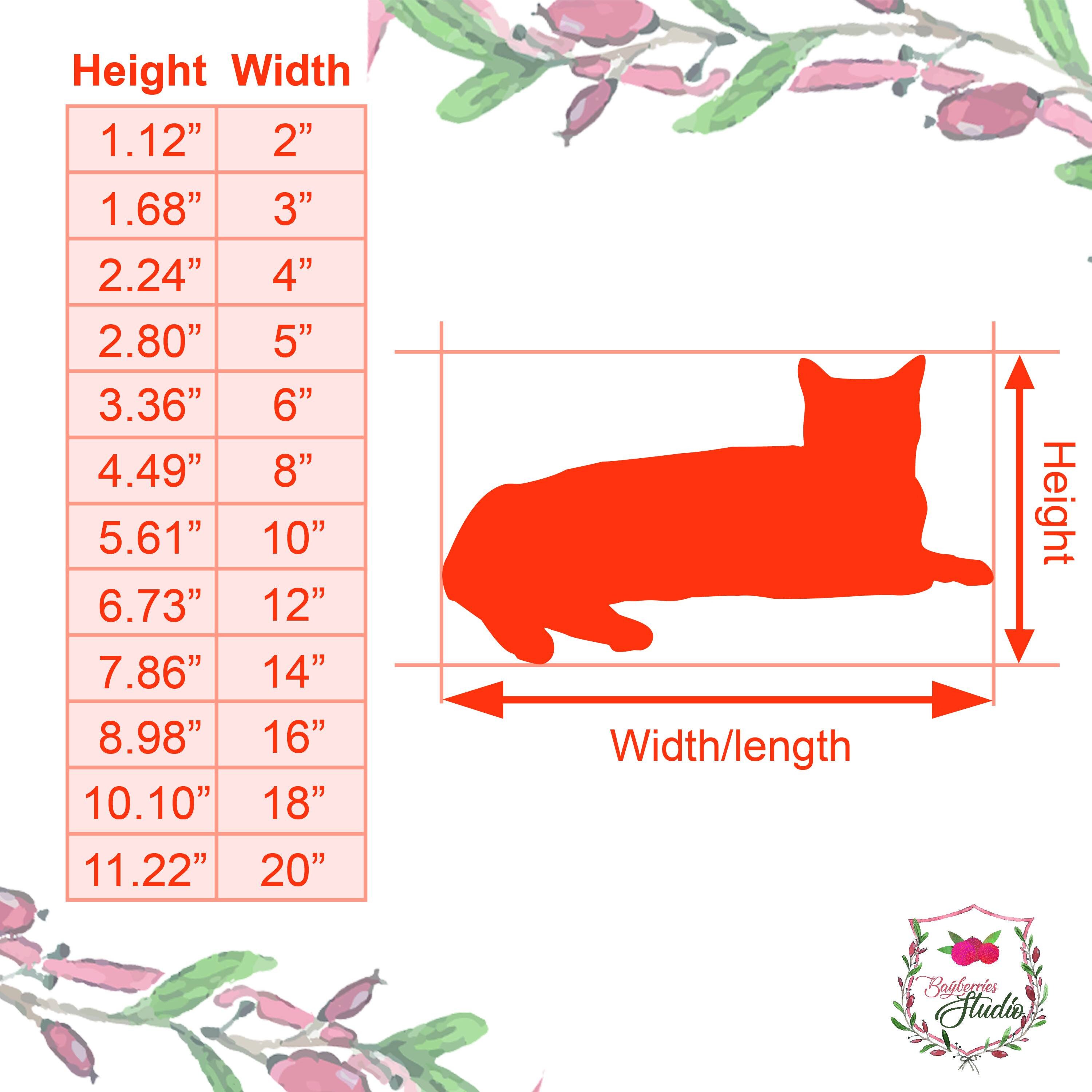 Laying Cat - Laser Cut Unfinished Wood Cutout Shapes - Always Check ...