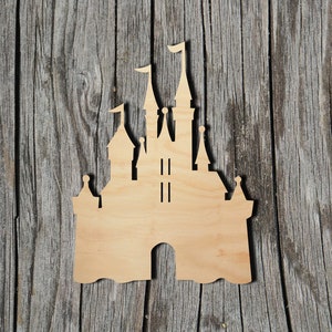 Castle Shape - Laser Cut Unfinished Wood Cutout Shapes - Always check sizes and measure