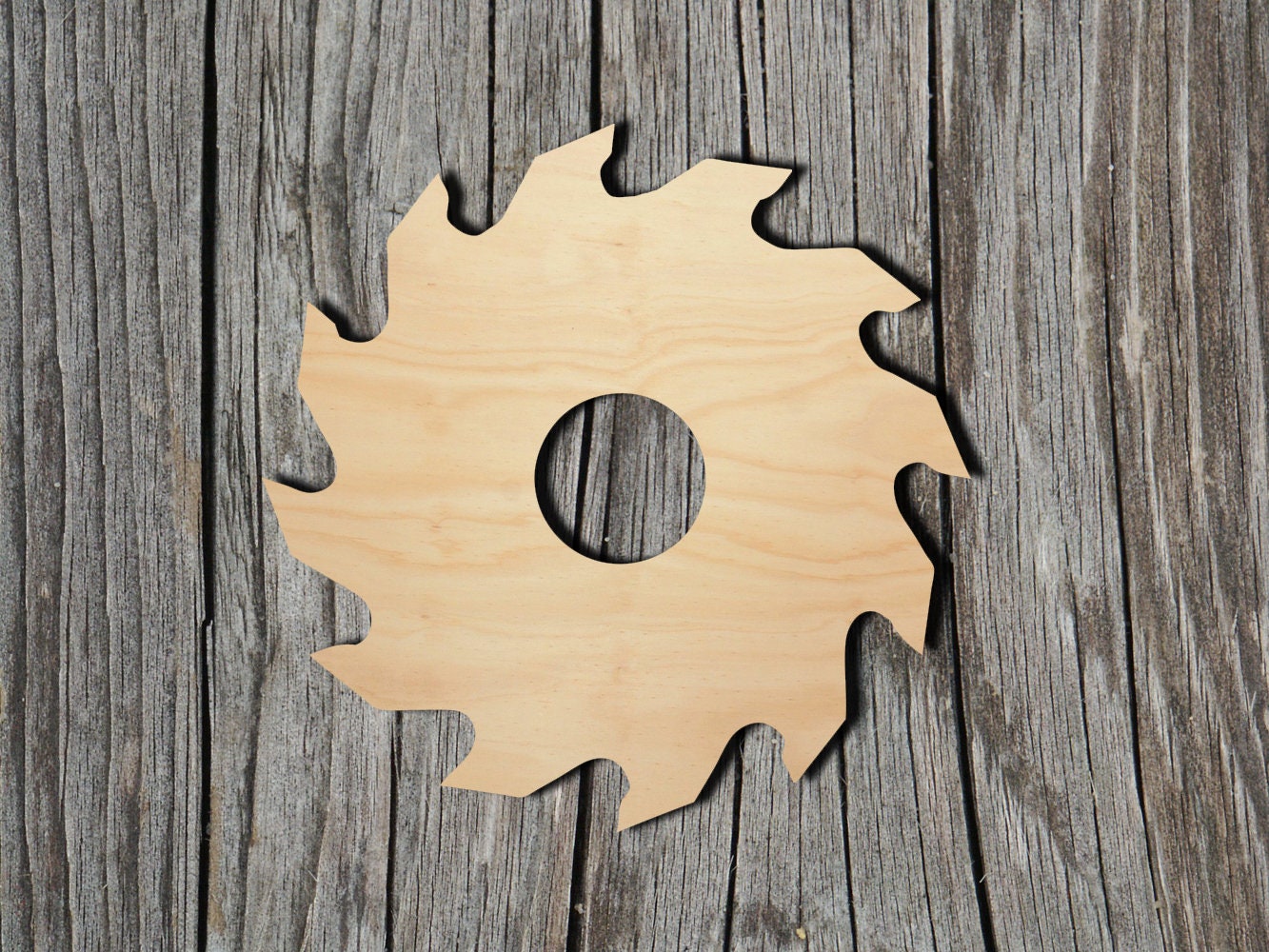 Saw Blade Multiple Sizes Laser Cut Unfinished Wood Cutout Etsy