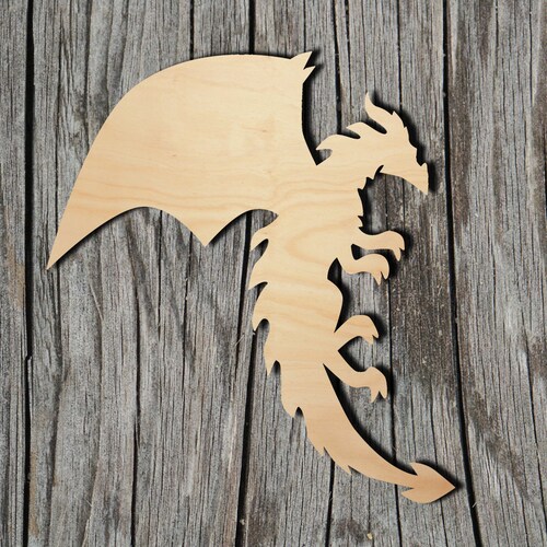 Dragon Laser Cut Out Unfnshed Wood Shape Craft Supply Etsy – Artoft