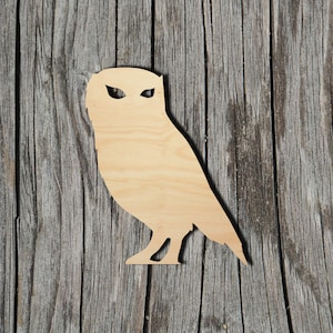 Owl - Halloween -  Laser Cut Unfinished Wood Cutout Shapes - Always check sizes and measure