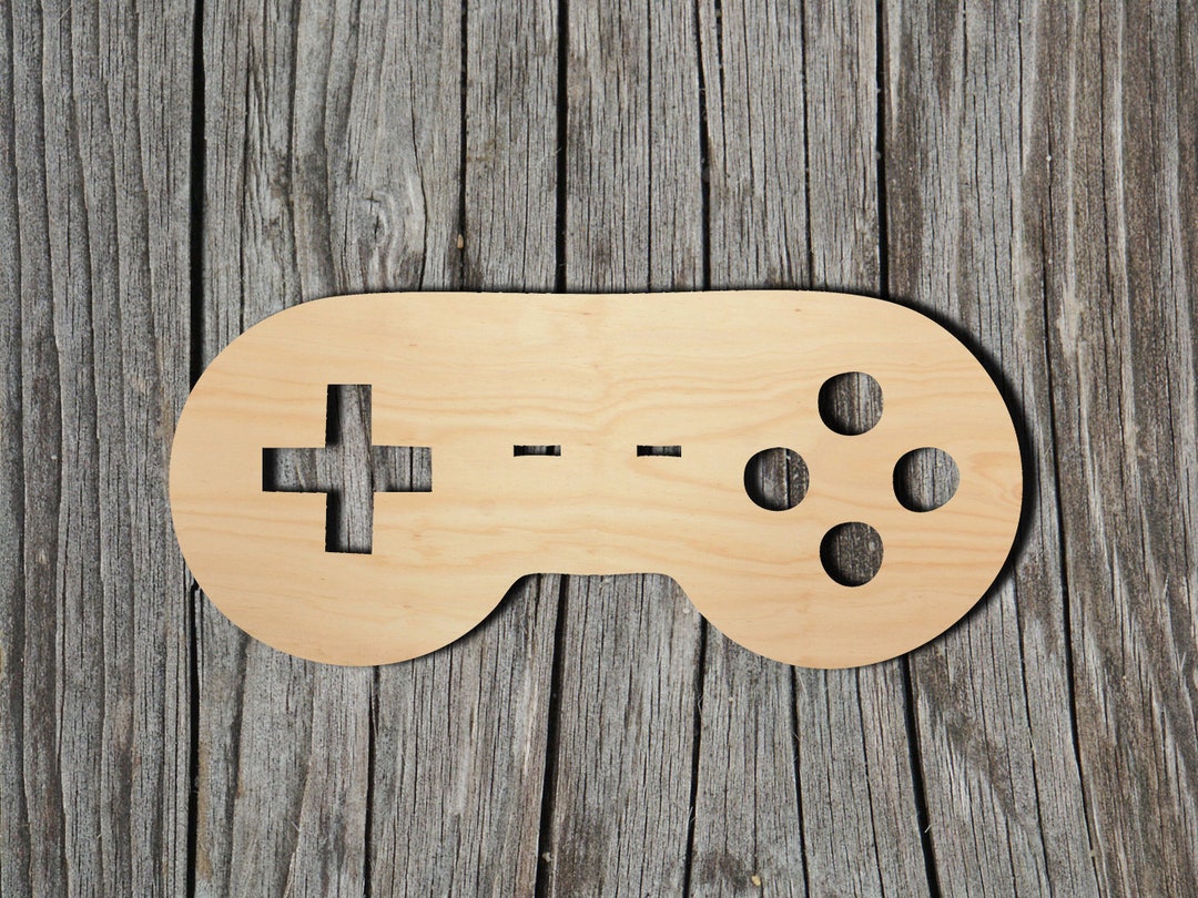 Game Controller Laser Cut Unfinished Wood Cutout Shapes Always Check