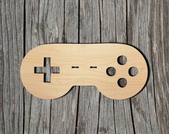 Game Controller -  Laser Cut Unfinished Wood Cutout Shapes - Always check sizes and measure