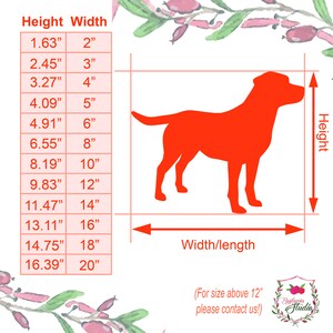 Figura de perro de madera recortada - Forma de madera contrachapada de abedul báltico sin acabado de 3 mm cortada con láser - Material para manualidades DIY imagen 3