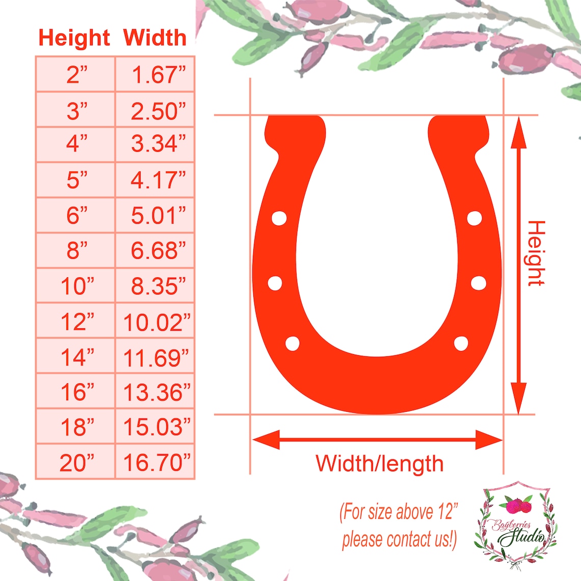 Horseshoe Multiple Sizes Laser Cut Unfinished Wood Cutout Etsy