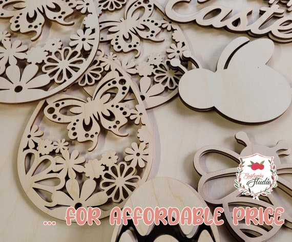Cross - Laser Cut Out Unfinished Wood Craft Shape REL5 Cross - Laser Cut Out Unfinished Wood Craft Shape REL5