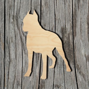 Dog -  Laser Cut Unfinished Wood Cutout Shapes - Always check sizes and measure