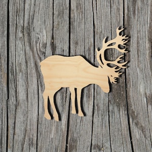 Deer shape - Wildlife -  Laser Cut Unfinished Wood Cutout Shapes - Always check sizes and measure