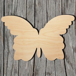 Butterfly - Multiple Sizes - Laser Cut Unfinished Wood Cutout Shapes