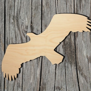 Eagle - Wildlife -  Laser Cut Unfinished Wood Cutout Shapes - Always check sizes and measure