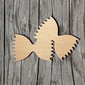 Pasta - Food -  Laser Cut Unfinished Wood Cutout Shapes - Always check sizes and measure
