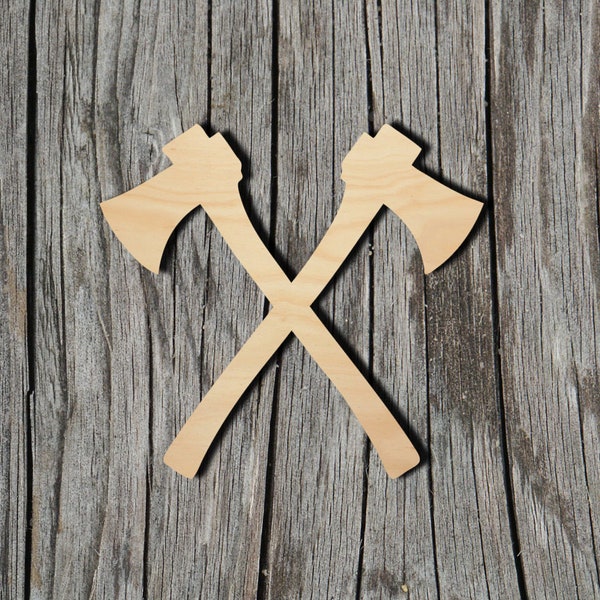 Axe -  Laser Cut Unfinished Wood Cutout Shapes - Always check sizes and measure