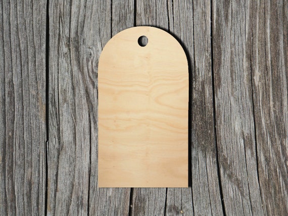 Gift Tag - Laser Cut Out Unfinished Wood Craft Shape TAG6 Gift Tag - Laser Cut Out Unfinished Wood Craft Shape TAG6