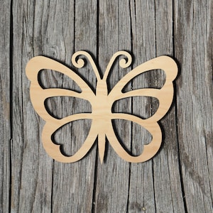 Butterfly - Multiple Sizes - Laser Cut Unfinished Wood Cutout Shapes