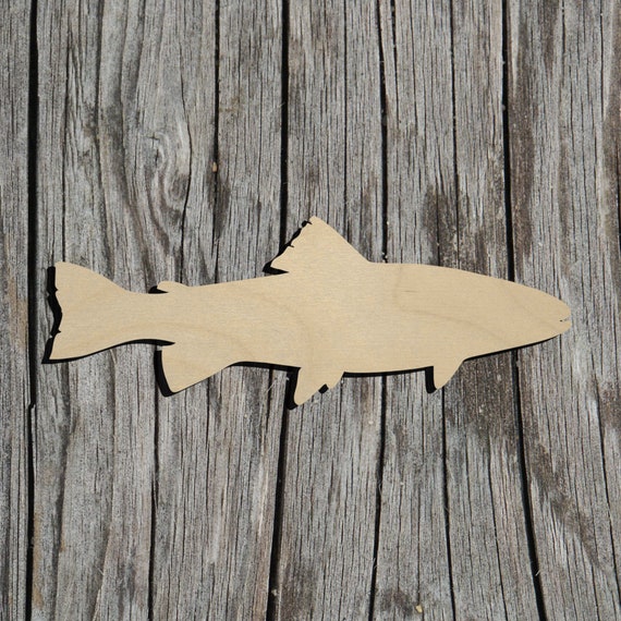 Shark - Laser Cut Out Unfinished Wood Craft Shape SEA6 Shark - Laser Cut Out Unfinished Wood Craft Shape SEA6
