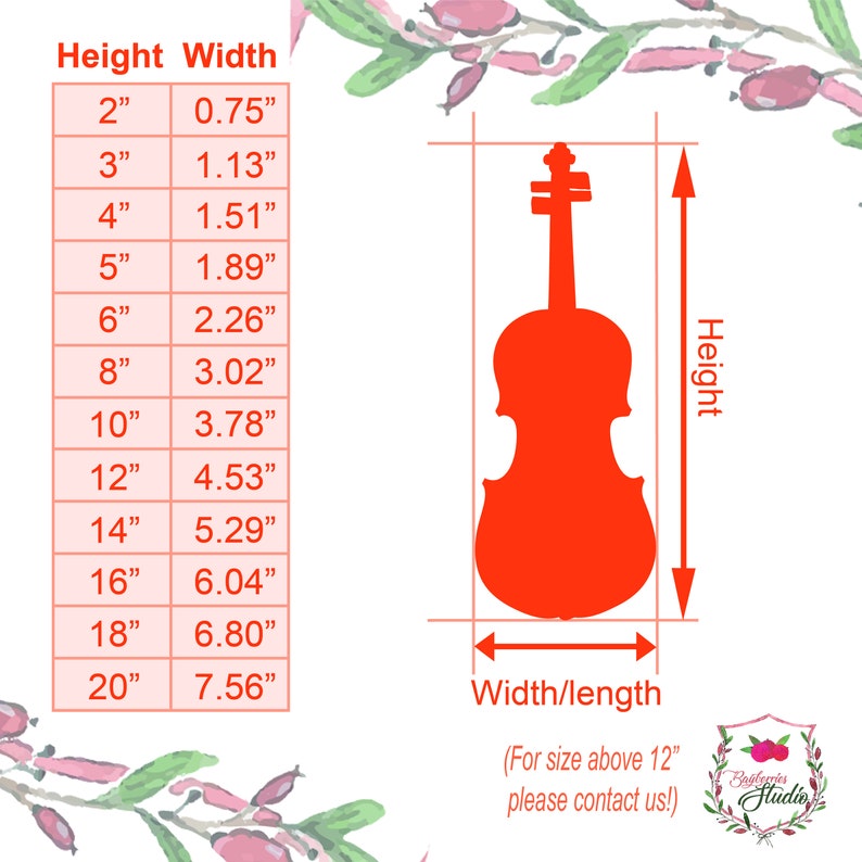 Vilion Shape Violin Shape Laser Cut Unfinished Wood Cutout Shapes - Etsy