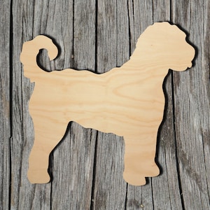 Dog -  Laser Cut Unfinished Wood Cutout Shapes - Always check sizes and measure