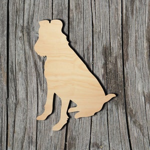 Dog -  Laser Cut Unfinished Wood Cutout Shapes - Always check sizes and measure