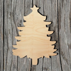 Christmas Tree -  Laser Cut Unfinished Wood Cutout Shapes - Always check sizes and measure