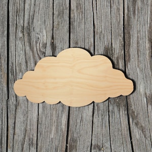 Cloud -  Laser Cut Unfinished Wood Cutout Shapes - Always check sizes and measure