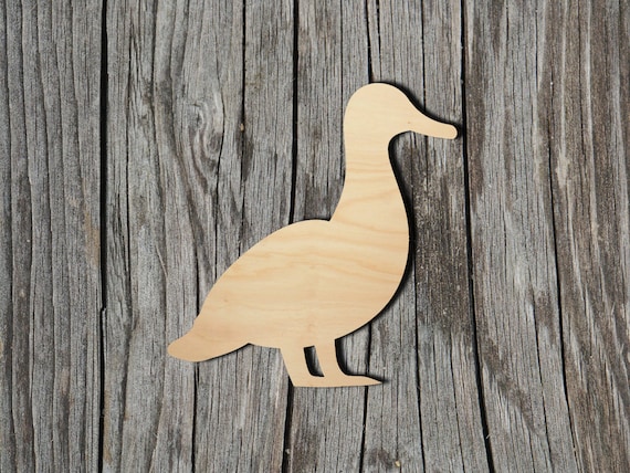 Baby Duck Multiple Sizes Laser Cut Unfinished Wood Cutout Shapes