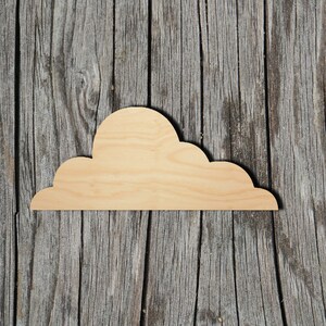 Cloud -  Laser Cut Unfinished Wood Cutout Shapes - Always check sizes and measure