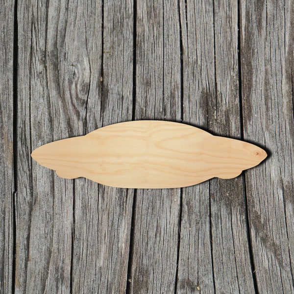 Ufo - Multiple Sizes - Laser Cut Unfinished Wood Cutout Shapes