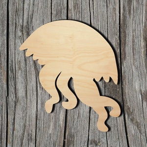 Jellyfish -  Laser Cut Unfinished Wood Cutout Shapes - Always check sizes and measure