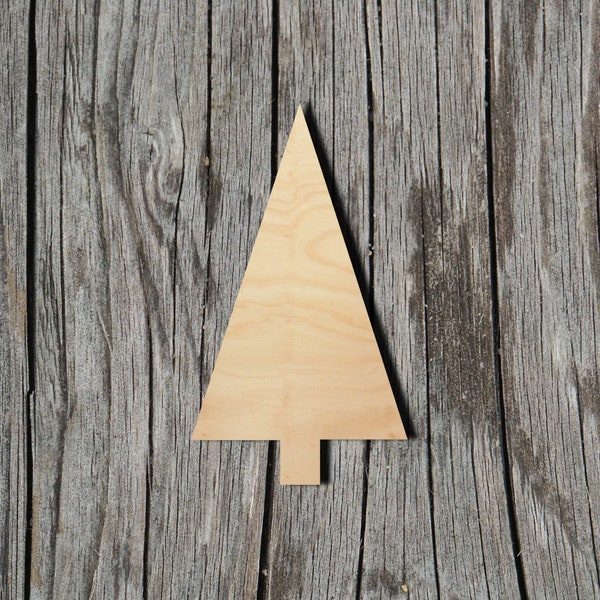 Tree - Multiple Sizes - Laser Cut Unfinished Wood Cutout Shapes