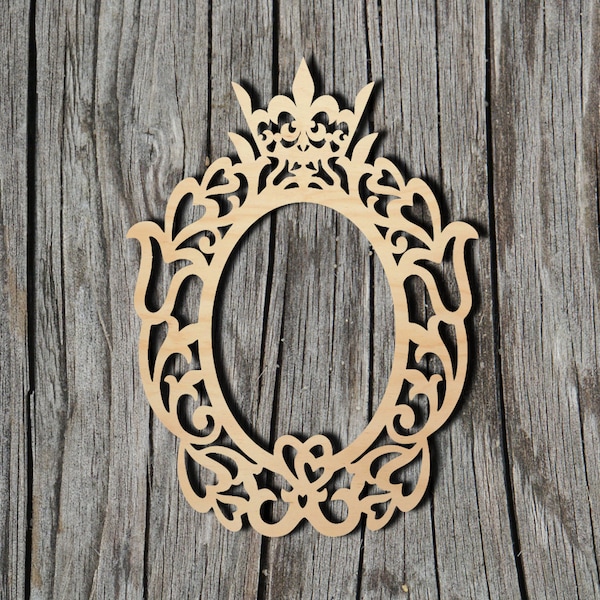 Frame Shape - Multiple Sizes - Laser Cut Unfinished Wood Cutout Shapes