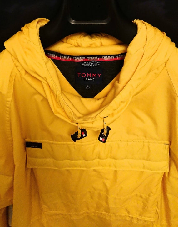 yellow tommy jeans jumper