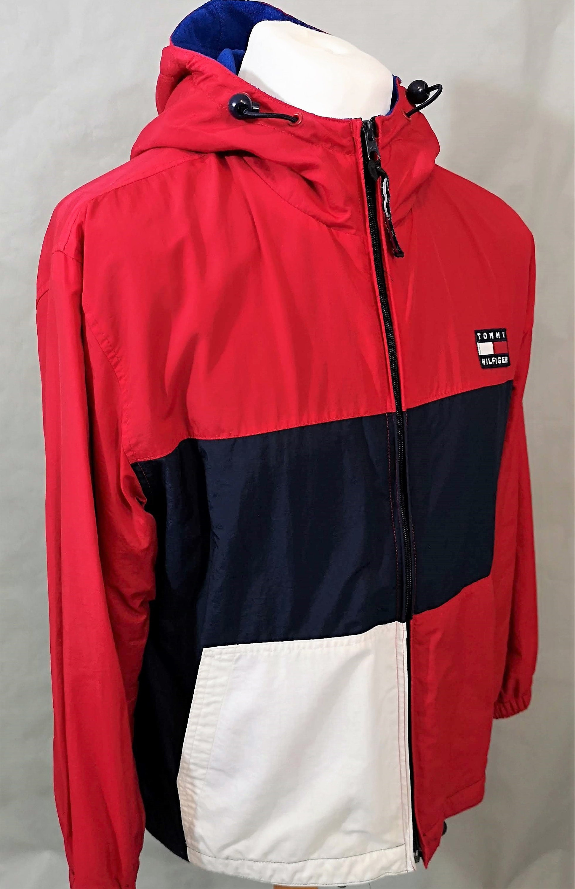 Tommy Hilfiger windbreaker warm 90s lining jacket rare vintage | Etsy