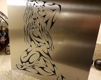 Essence Series: Desire - Original Painting on Sheet Metal