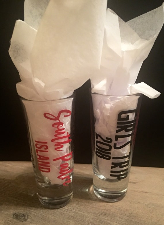 girls trip shot glasses