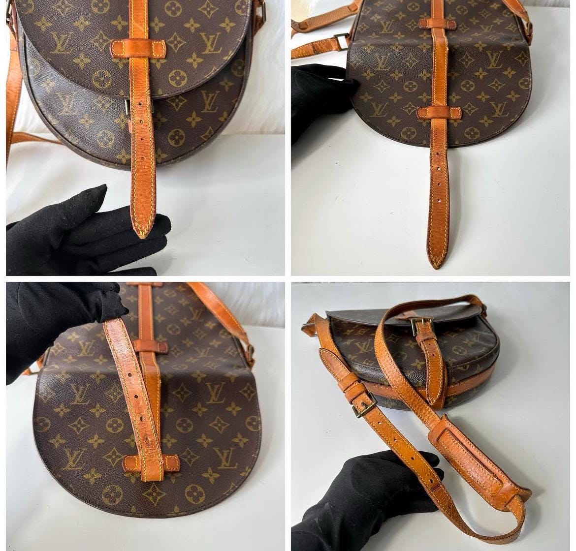 Vintage Authentic Louis Vuitton Chantilly Crossbody Bag