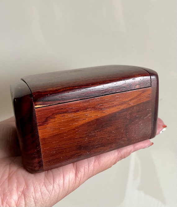 Vintage Solid Wooden Box/Rectangular Shaped Wood … - image 3