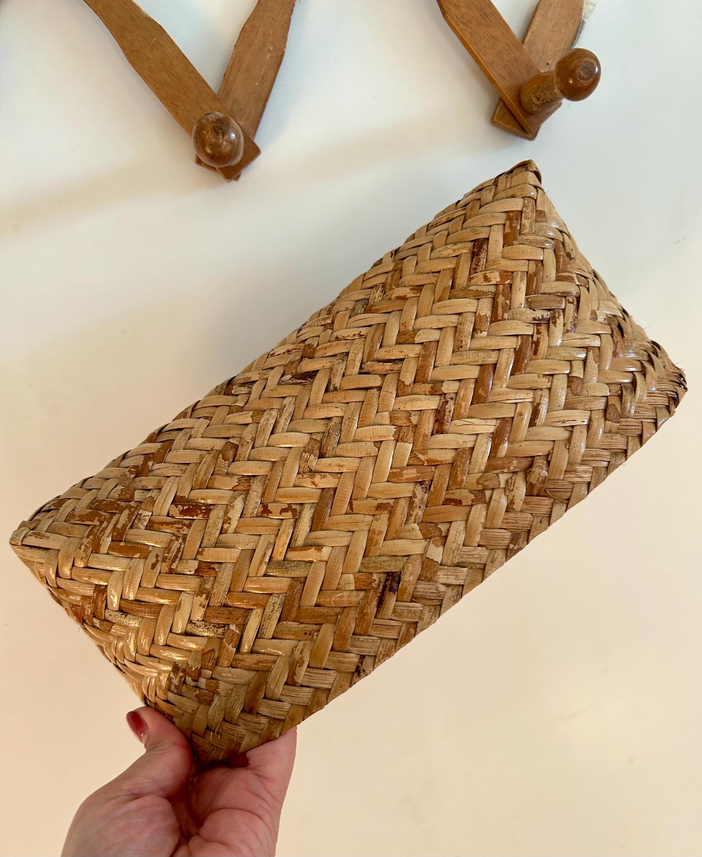 Vintage Handcrafted Philipines Natural Woven Straw Pasikin Basktet Size S Vintage Basket Rattan Philippines - Etsy main image 2