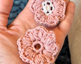 Easy Puff Flower Crochet Pattern | Beginner Tutorial (PDF Pattern)