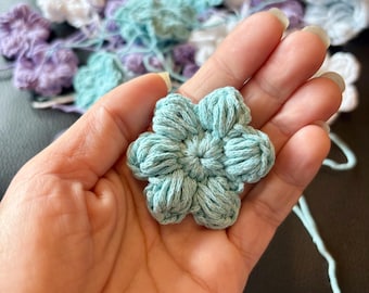 Puff Flower Crochet Pattern | Beginner-Friendly Tutorial (PDF Pattern)
