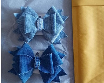 andmary Baby ribbon denim XS ④ ANDMARY】Baby ribbon denim